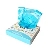 100 blue bags with box