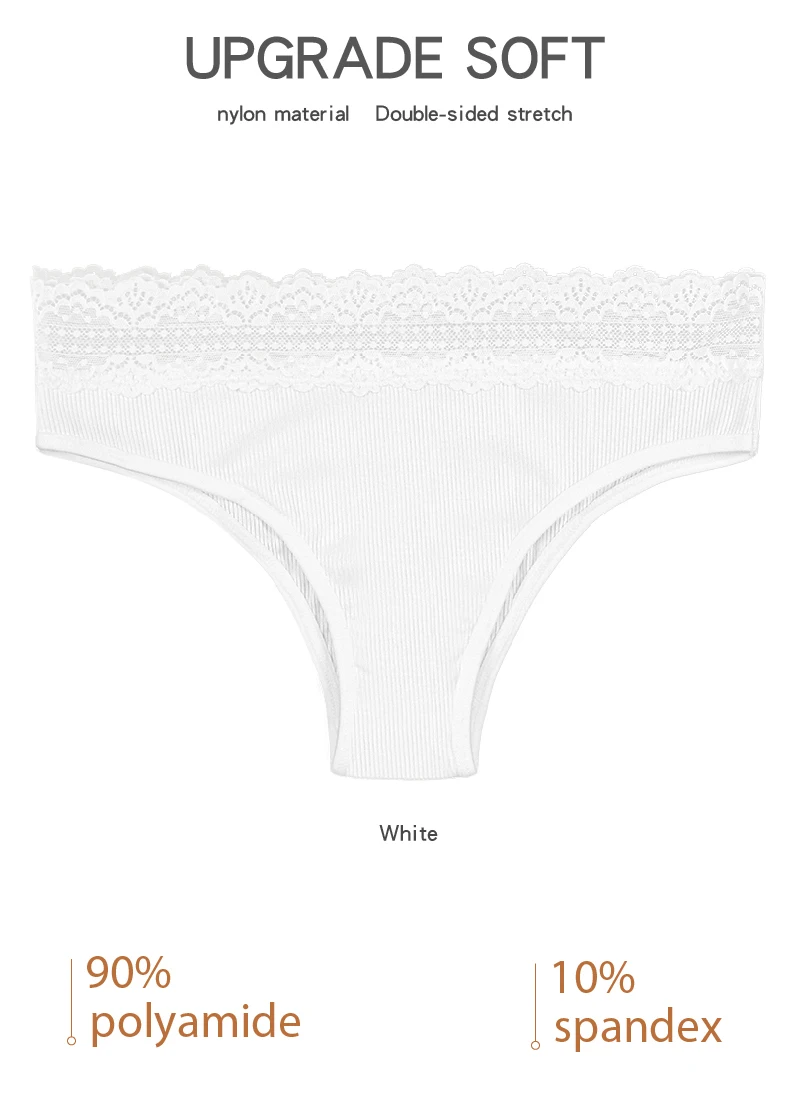 Wholesale Customization Pure White Lace Waistband Stripe Fabric High ...