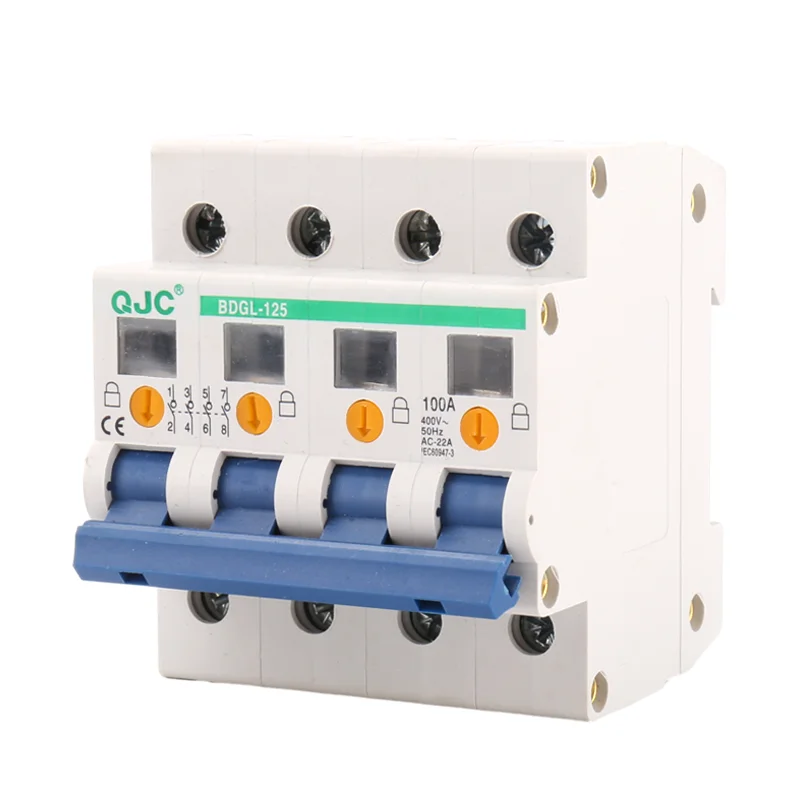 Qjc Mcb Isolator Switch Miniature Circuit Breakers 400v 100a 100 Amp 4p ...