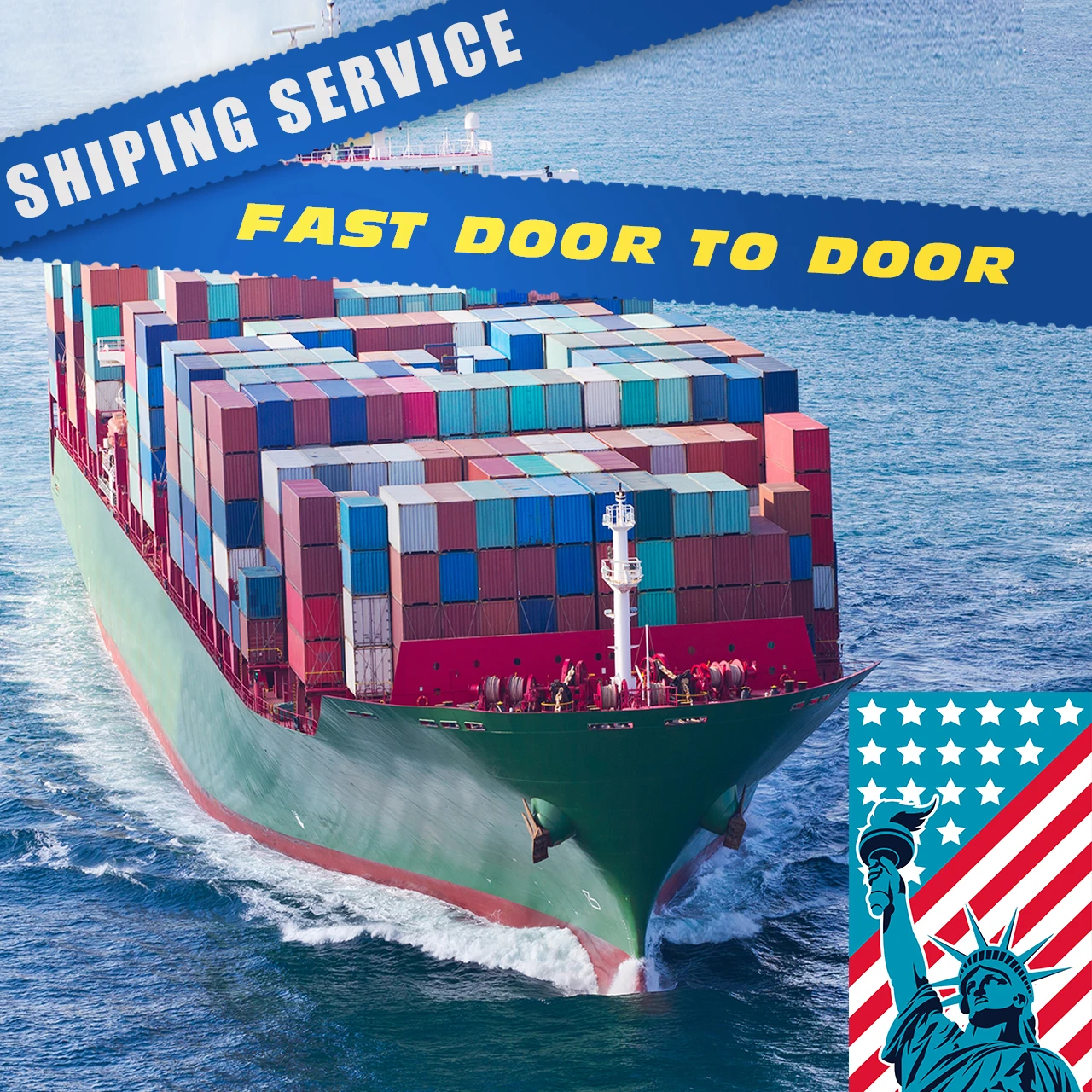 Быстрый морской экспедитор из Китая от двери до двери, услуги доставки, доставка в США, Великобритания, США, DDU DDP, агент по доставке