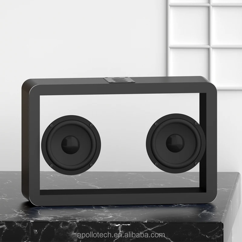 Hot Selling Transparent Box MDF Customized Color Bluetooth Speaker