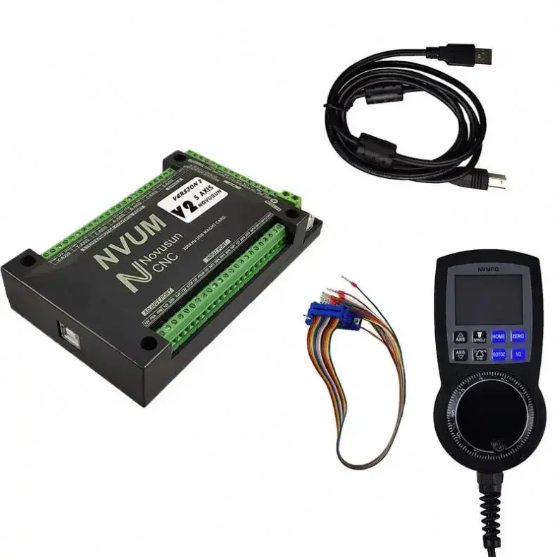TEBAK NVUM 4 Axis Mach3 USB Card 300KHz CNC Router 3 4 6 Axis Motion Control Card Breakout Board for Diy Engraver Machine