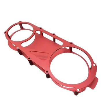 Custom Manufacturing Hot selling Red Aluminum CVT Cover for different types