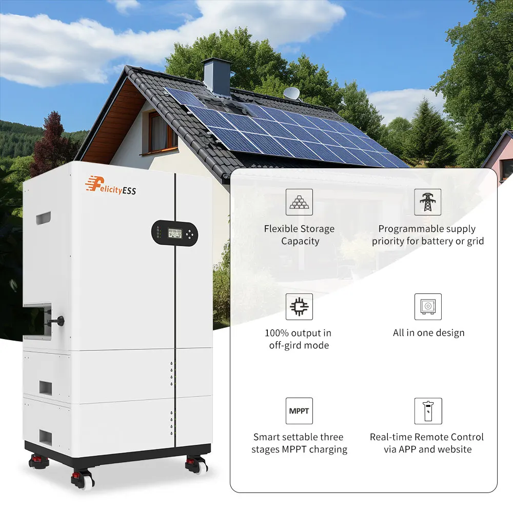 FelicityESS All-in-One Single Phase 4.6kw 5kw Solar Inverter With Battery Quick-Acting Charging 5kwh 10kwh Lithium Battery