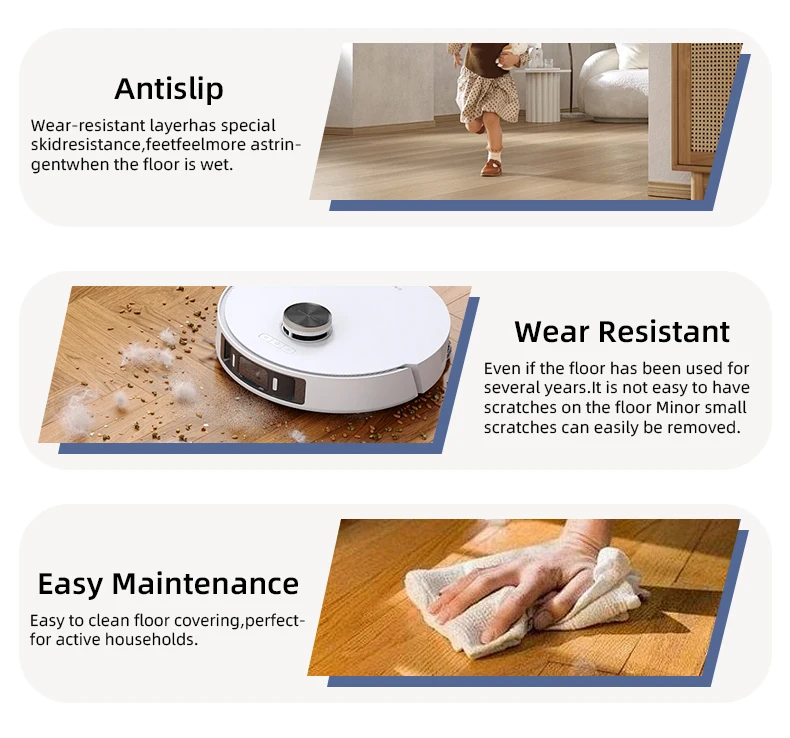 Customizable Fire Retardant SPC Click Flooring with 3D Model Design for Modern Indoor Hotel Applications