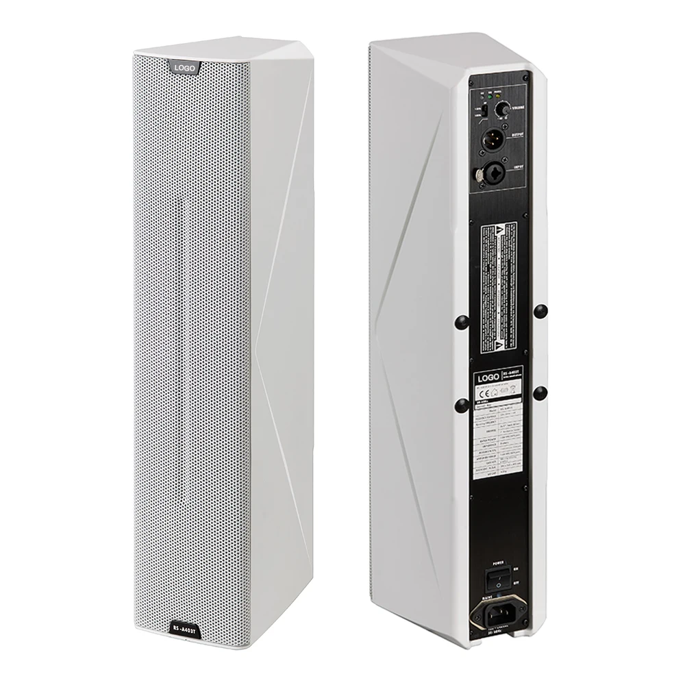 High Fidelity Sound Loudspeaker Powered Column Speaker Active Inwall ...