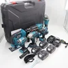 Ensemble 6 en 1 : marteau, perceuse, meuleuse, clé, scie et scie sauteuse