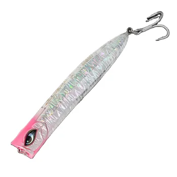 190mm 70g Saltwater Fishing Artificial Popper Bait Slim Lures Tuna Amberjack Kingfish Top Water Hard Lures – Popper – view 3