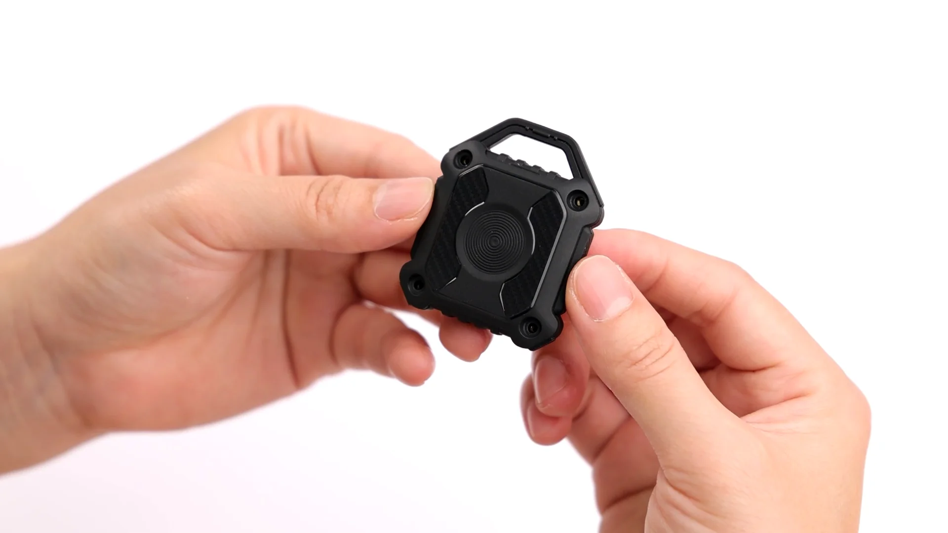 Carbon Fiber Pattern Rugged Shield Armor Shockproof Airtag Protective ...