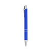Blue rod-round bead black core 10mm