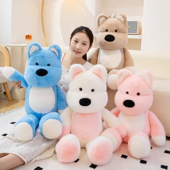 Super Soft Dog Plush Animal Toys Cute West Highland Dog Pillow Cozy Soft Companion Doll Children's Gifts