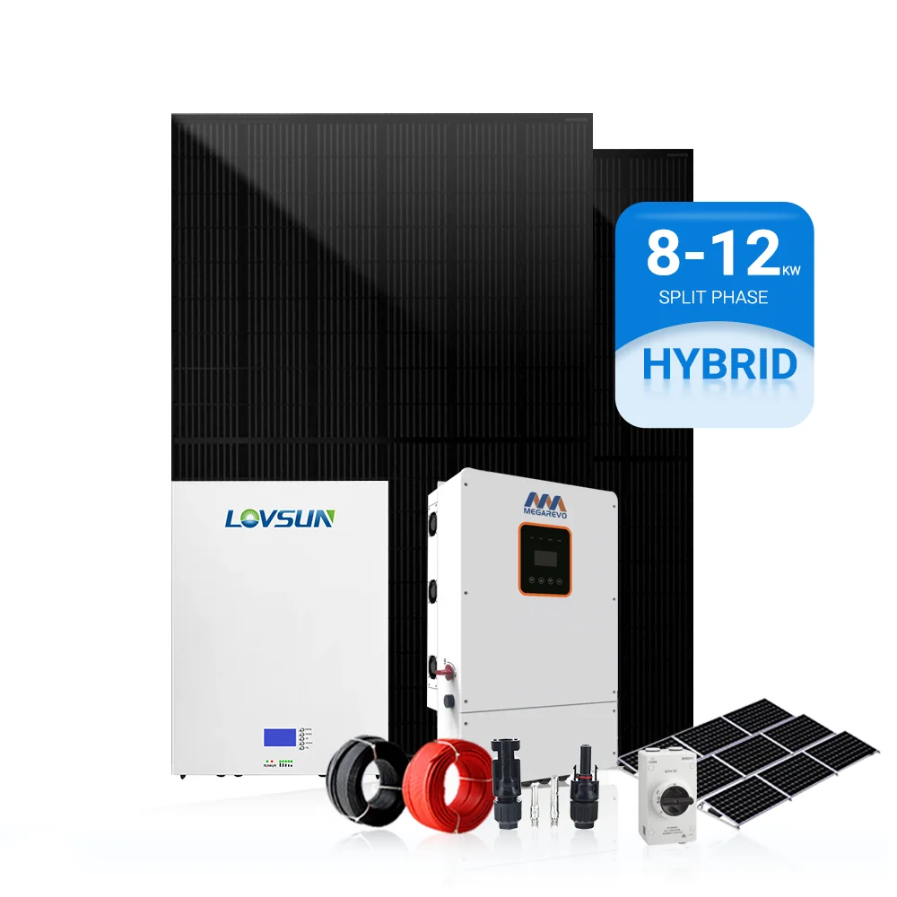 Split Phase Solar Energy System 3kw 4kw 5kw 6kw Hybrid Solar System With Good Price For Home Use