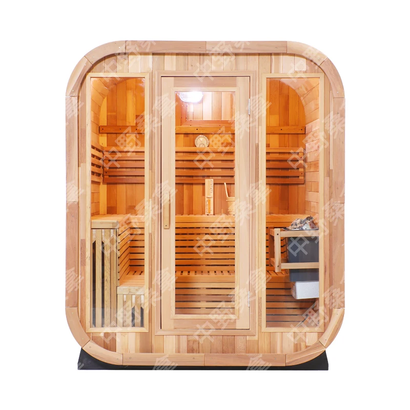 Горячая Распродажа, 4 человека, Канадская красная кедровая кубическая сауна, уличная сауна может быть настроена