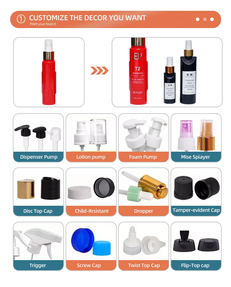 Professional Custom Eco-Friendly High Quality Salon Hair Dye Shampoo Bottle 2 in One Hair Dye Bottle for Beauty Salon