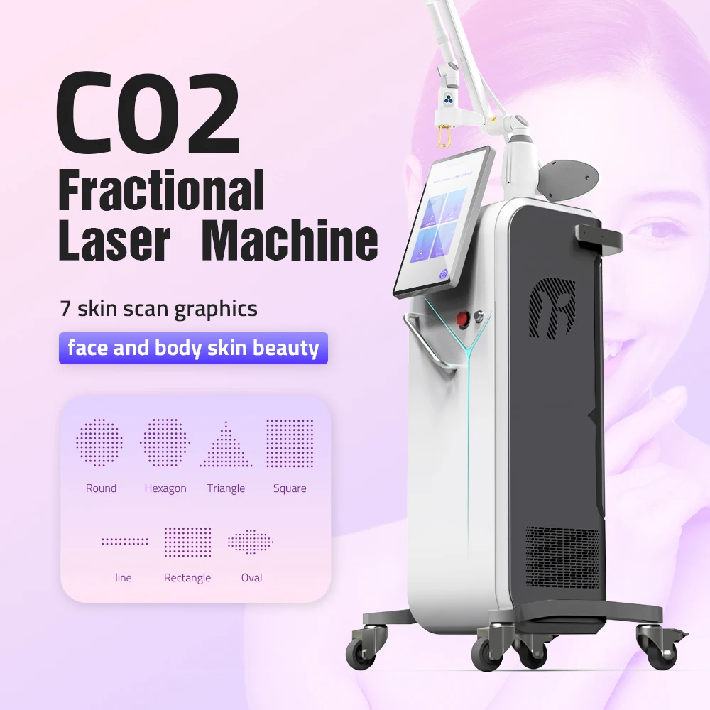 2026 Professional Fractional CO2 Laser 10600nm Skin Resurfacing
