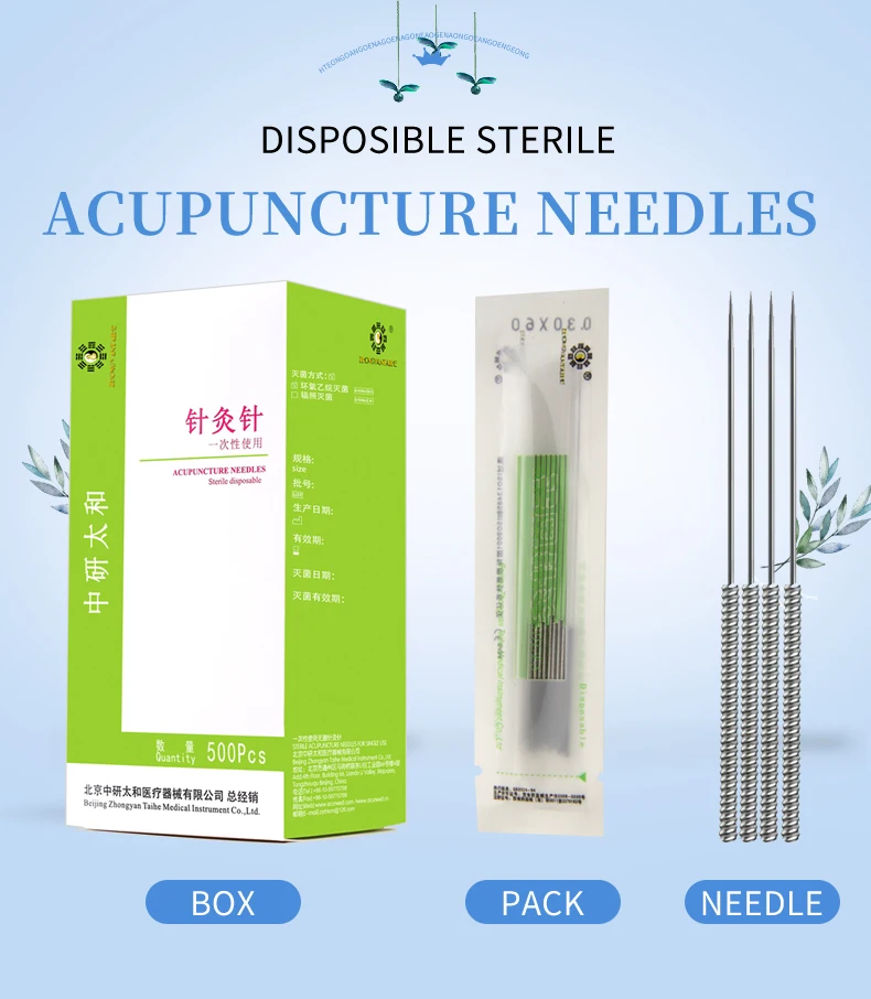Zhongyan Taihe 500pcs Needle Therapy Medical Painless Intradermal