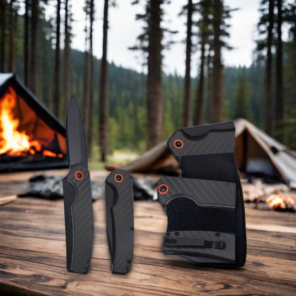 Handmade Oem Supported Folding Knife With 8cr Stainless Steel Blade