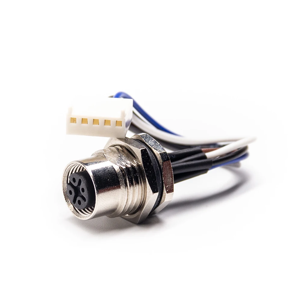 M12 Connector 4 Pin 8P for D Coding Color Code Series