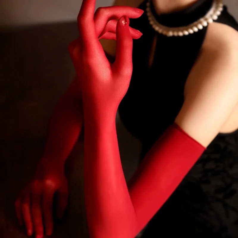 Высококачественные модные тонкие перчатки для защиты от солнца в стиле комиксов мягкие бархатные привлекательные забавные пять шелковистых перчаток