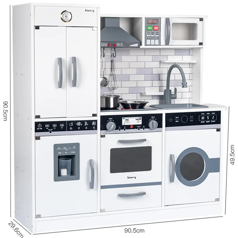 Детские игрушки для кухни имитация посуды развивающие большая кухонная еда ролевые игры девочек набор приготовления пищи