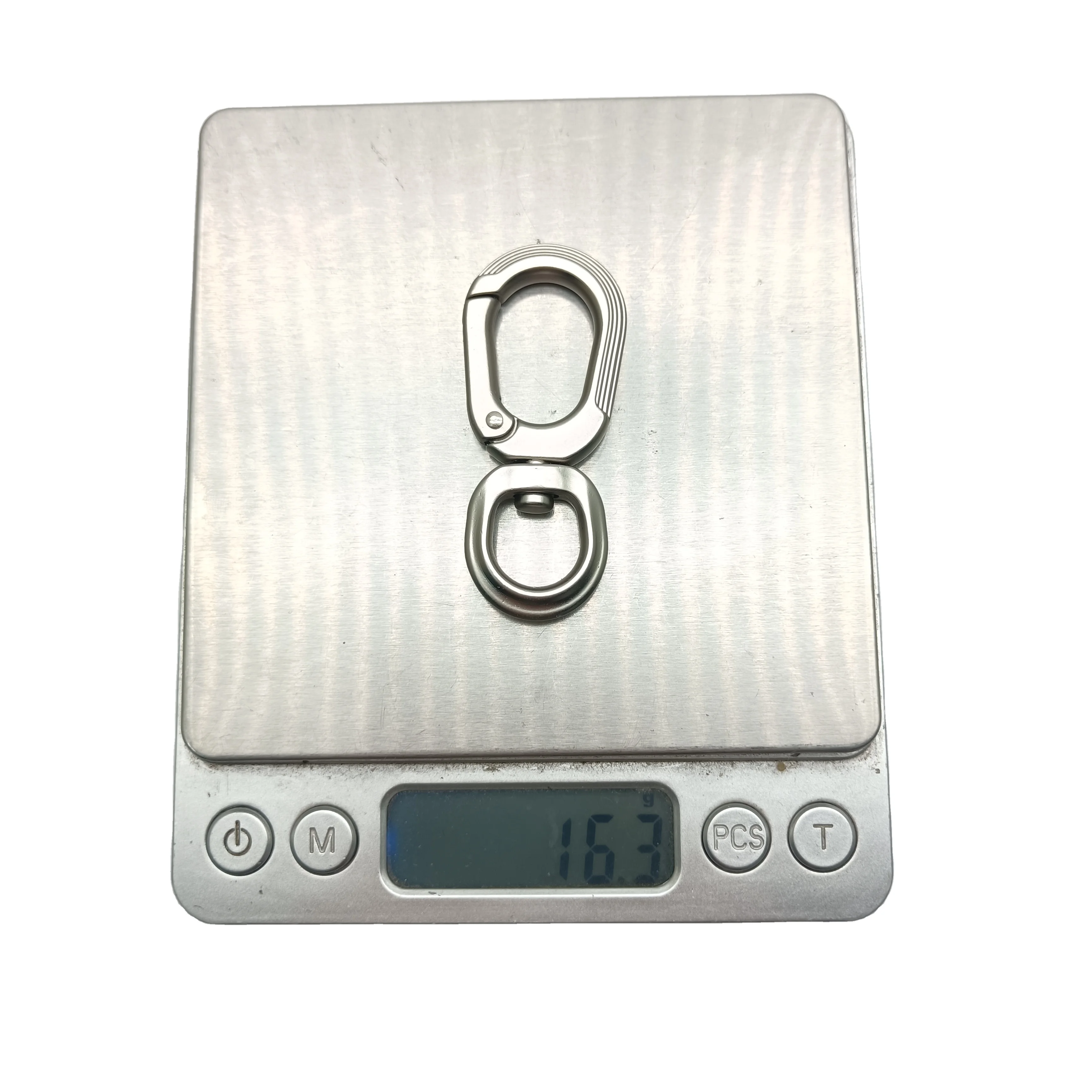 High Quality Zinc Alloy Swivel Snap Hook Oval Ring Keychain Buckle for Dog Leash