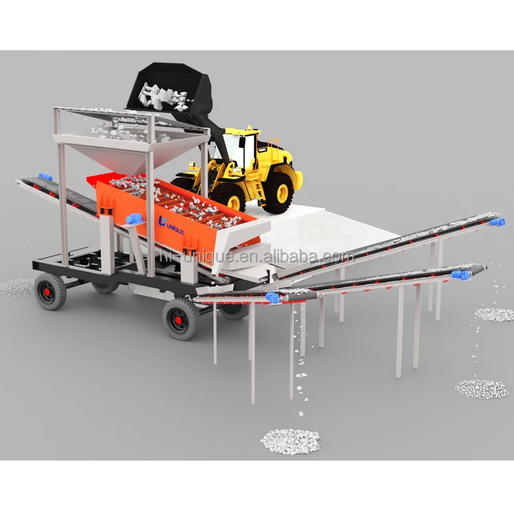 Factory Price Mining Mobile GZT and ZSW Vibrating Grizzly Screen Feeder