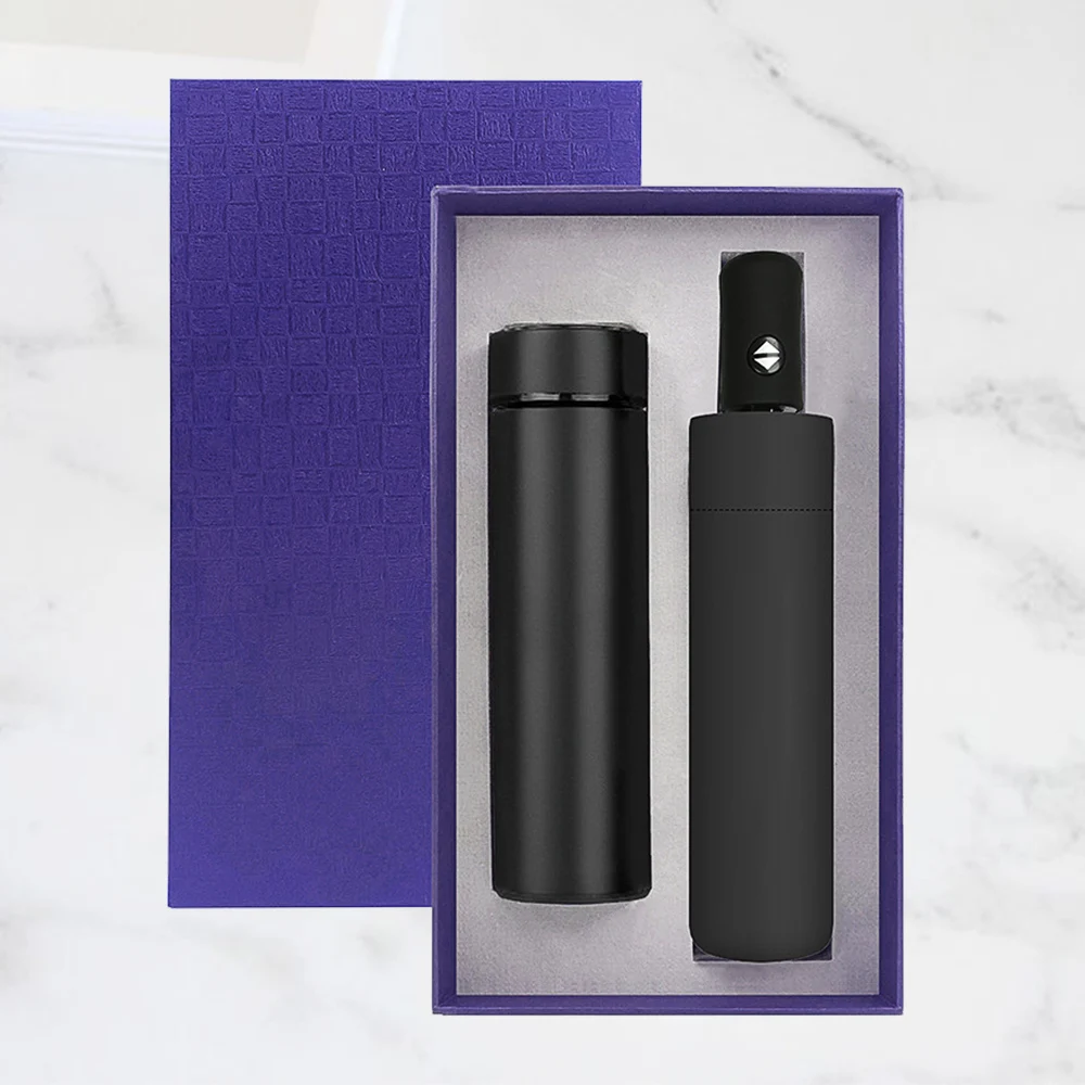 Custom Logo Promotional Cup Umbrella Gift Box Set Luxury Business Gifts
