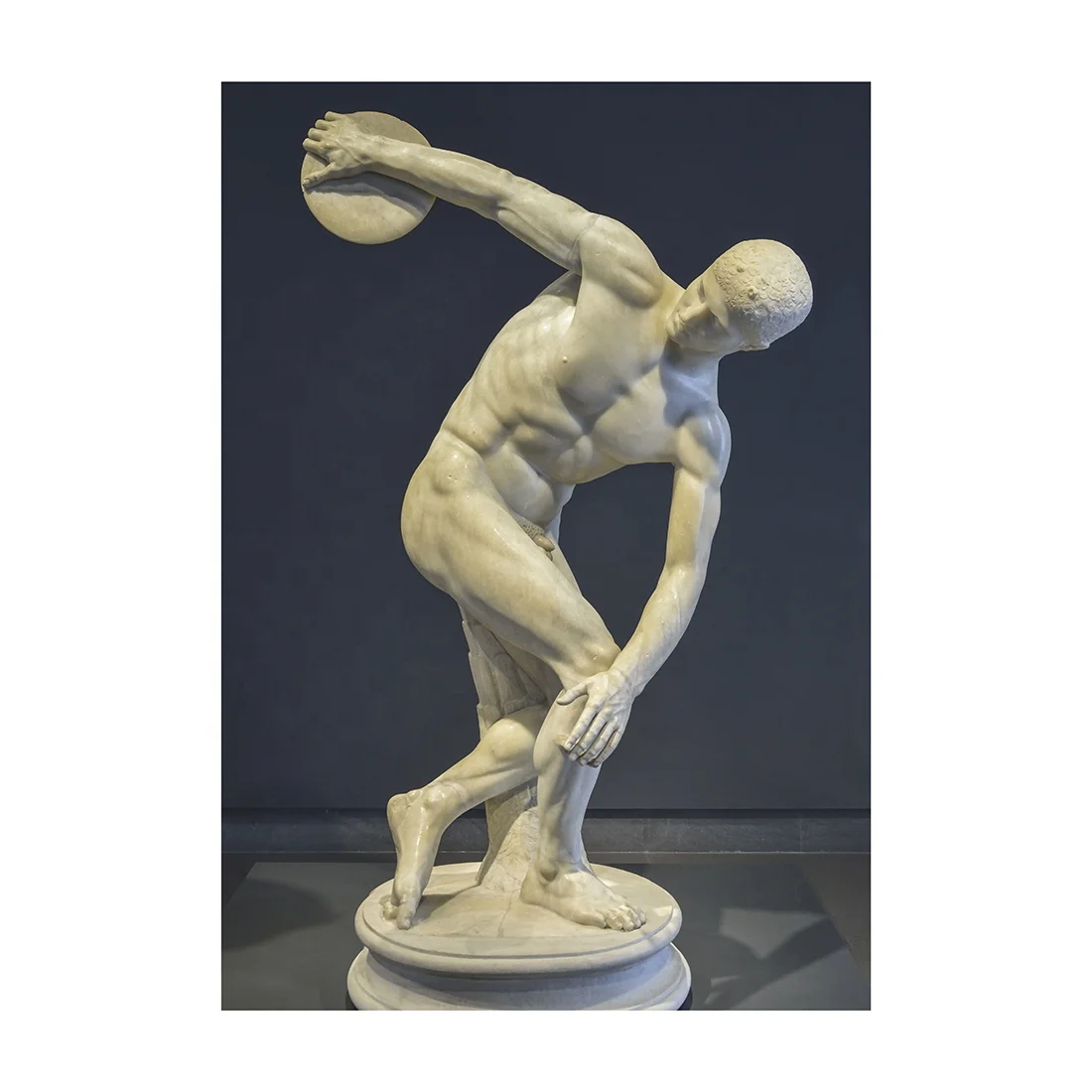 Greek Olympian Athlete Statue Discus Thrower Classic Nude Male Form Throwing Figure Statue Buy Naked Man Statue Marble Statue For Sale Female Greek Statues Product On Alibaba Com