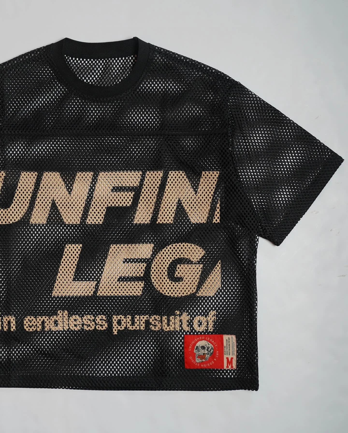Custom Streetwear Manufacturer Summer Quick Dry Oversized Mesh Soccer Basketball Baseball Football Jersey Cropped T-shirts Men gallery 3