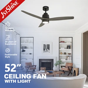 1stshine Ceiling Fan 2026 OEM Wood Blades Natural Wind 6 Speeds Ceiling Fan Light