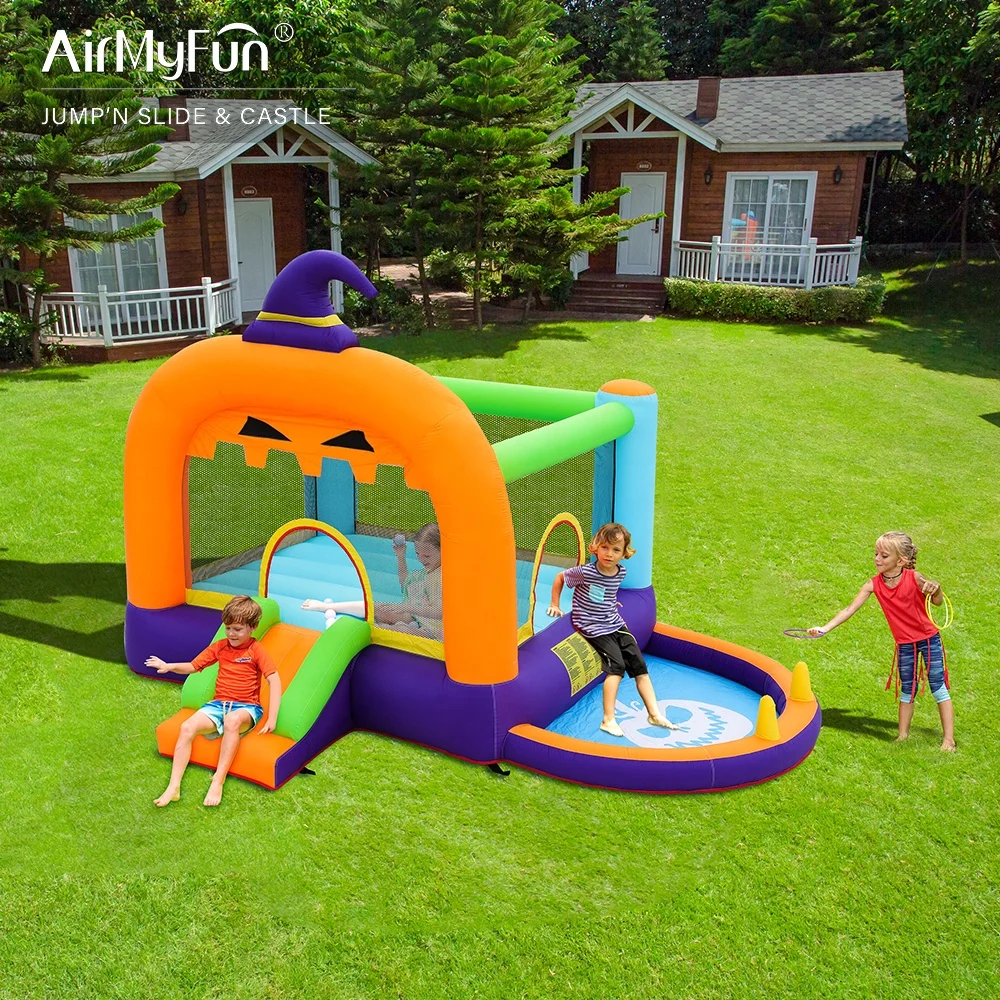 Airmyfun Inflatable Bouncer With Slide Kids Inflatable Bouncy House