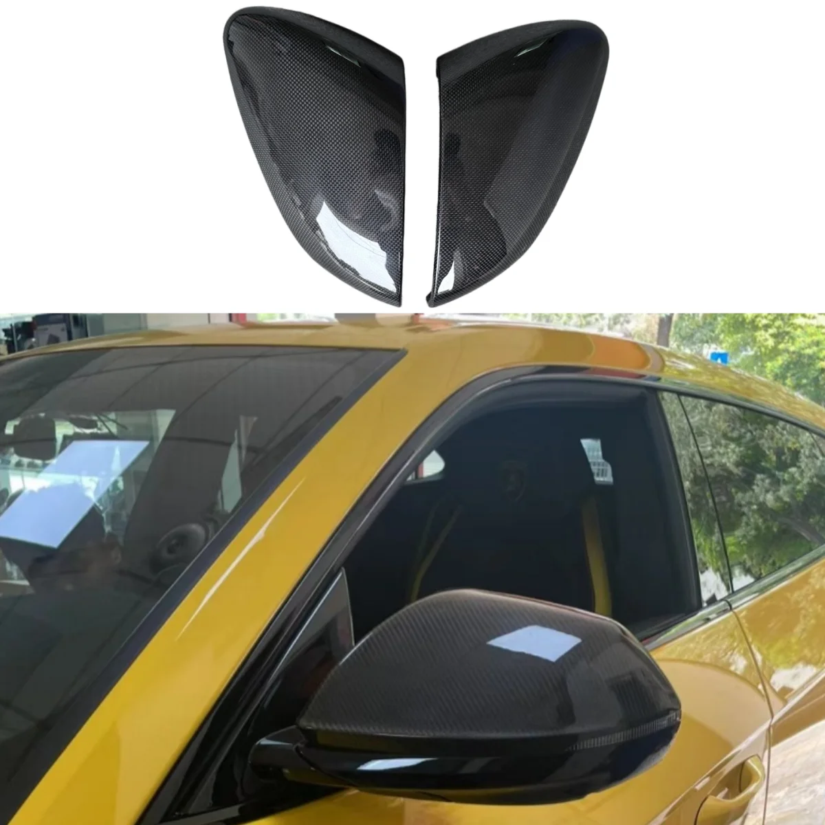 Carcaça de Espelho Retrovisor para Lamborghini Urus