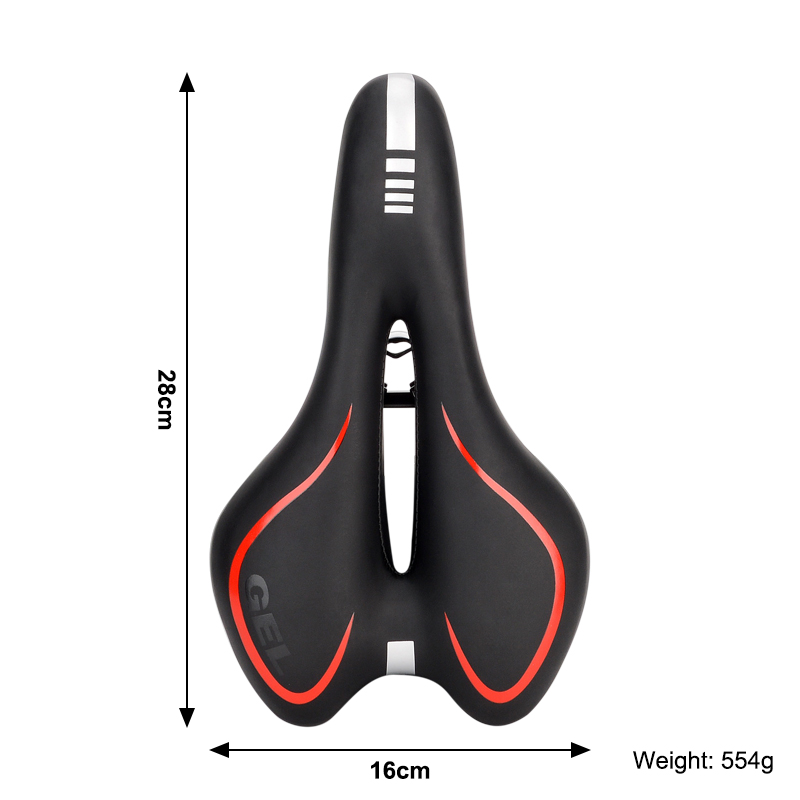 Bike Leather Saddle Professional Road Mountain MTB Gel Bicycle Seat Saddle