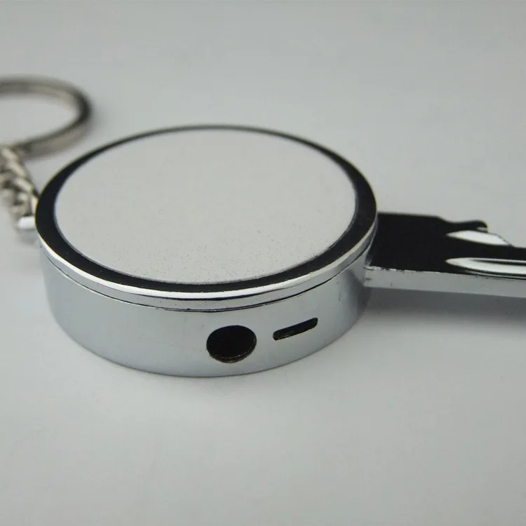 Custom Logo Metal Electronic Cigarette Lighter With Keychain