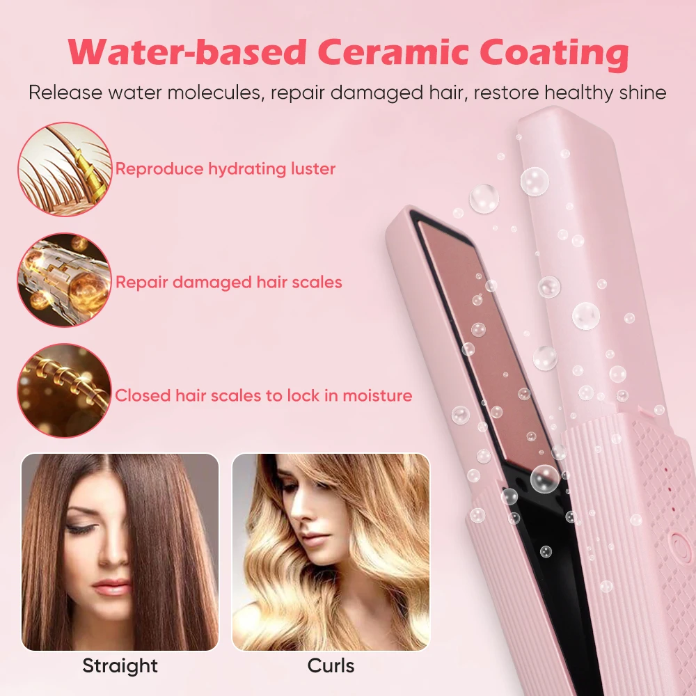 Curling Iron Does Titanium Flat Iron Damage Hair Rose Gold