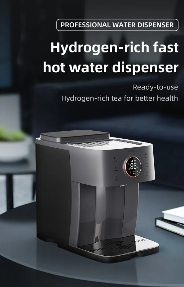 Tesran 2024 New Year Product Hydrogen Water Dispenser Household Hotel Desktop Hot Electrolysis Water Dispenser on Sale