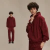 Wine red Hoodie