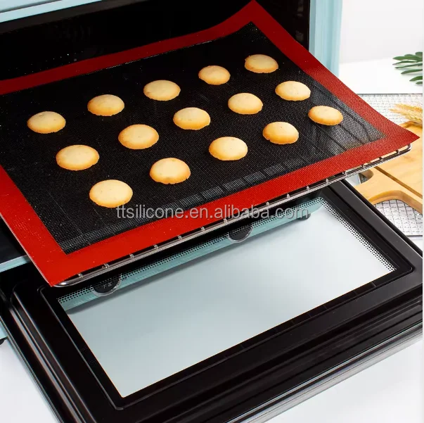 Maille De Cuisson à La Vapeur En Silicone Tapis De Cuisson En Silicone Perforé, Tapis De Cuisson à Pain Résistant à La Chaleur, Maille De Cuisson Antiadhésive Pour Pain Européen Hamburger