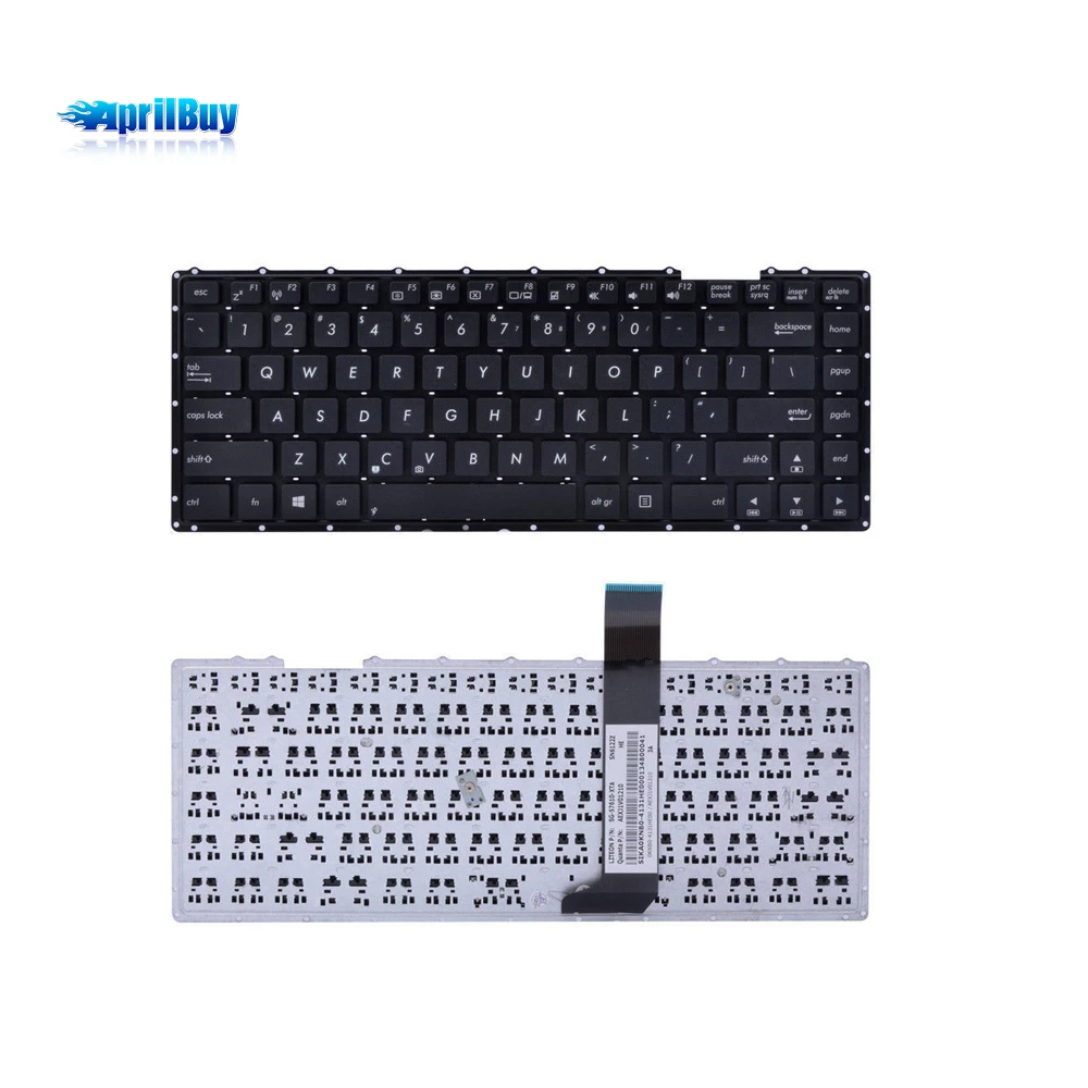 Black Notebook Keyboard for Asus X401A X401U X401