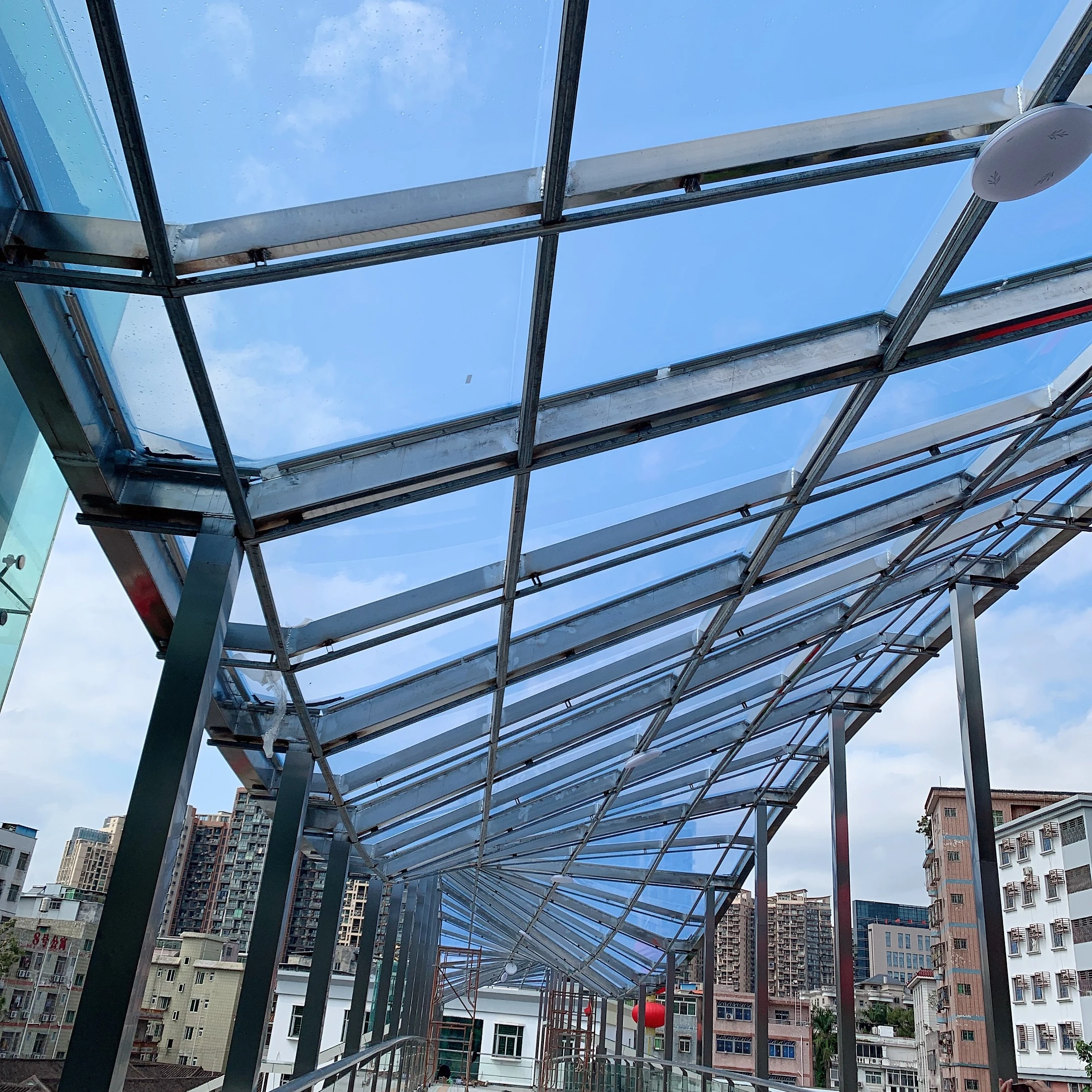 Modern Transparent ETFE and PVDF Membrane Material for Architectural Greenhouse Roof for Parks Outdoor Spaces Halls Hotels