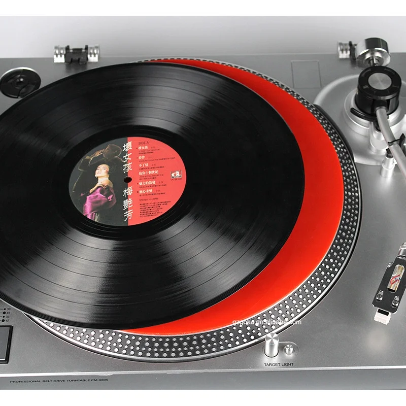 Высокое качество Hi-Fi end музыка акриловые записи slipmats для проигрыватель Проигрыватель виниловых
