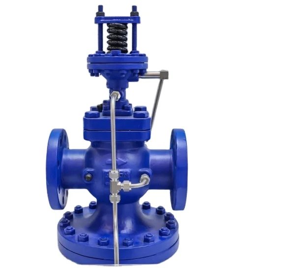High Sensitivity Manual Pilot Membrane Flanged Relief Valve Hot Sale Steam Pressure Reducing Valve for General Application