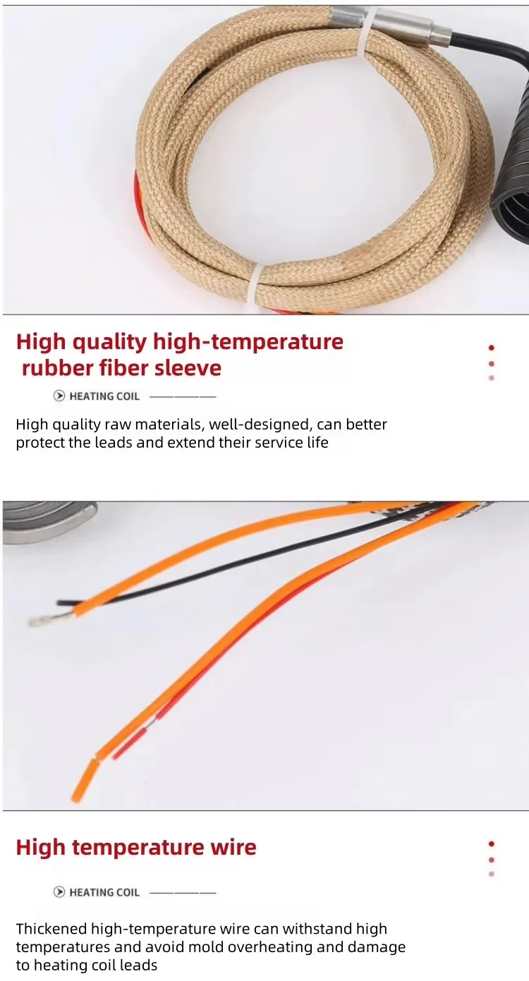 380V Hot Runner Injection Mold Coil Heater