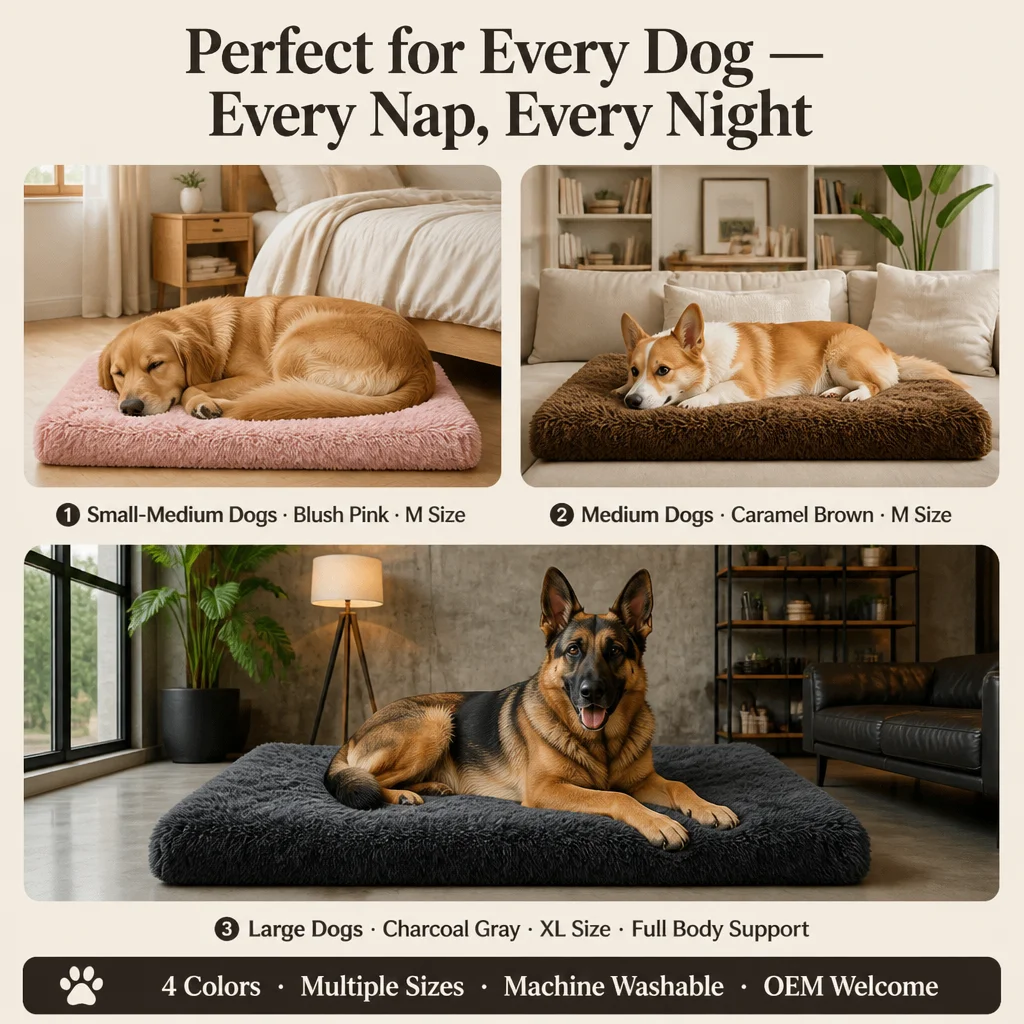 Long Pile Shaggy Faux Fur Dogs — Product details 7