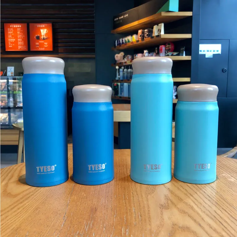 Tyeso New Style 360ml Thermos Water Bottle Stainless Steel Coffee Cup