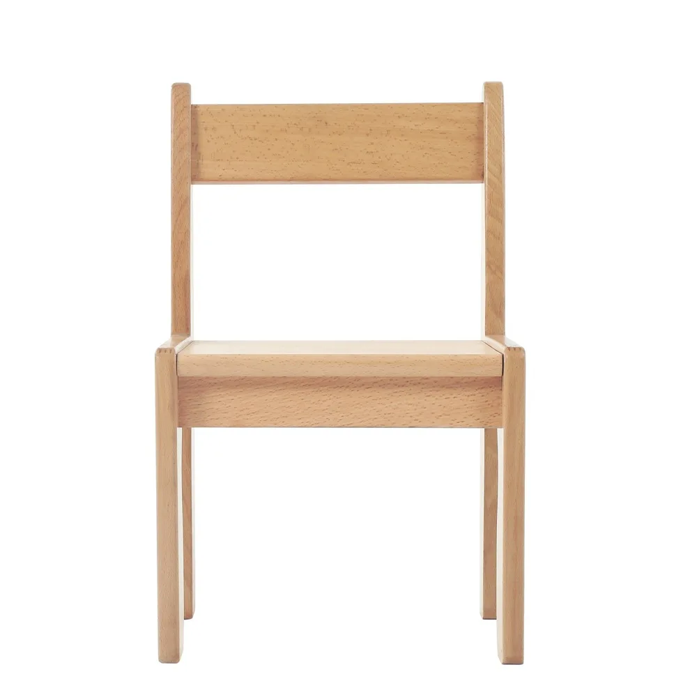 Factory Price Nordic Style Wooden Dining Baby Chair Children Wood