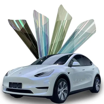 10 Years Warranty Double Silver Magnetron Sputtering High Definition Reflection Insulation Car Window Privacy protection Film