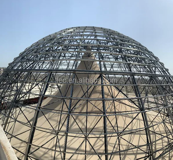 Prefabricated Steel Dome Structure Space Roof Truss for Church Building