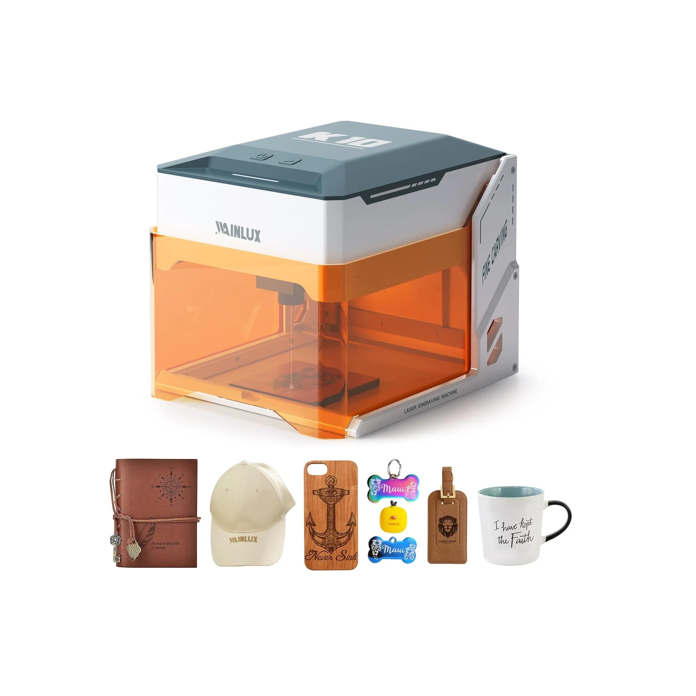 WAINLUX K10 3W Laser Engraver & Cutter Machine for Non-Metal