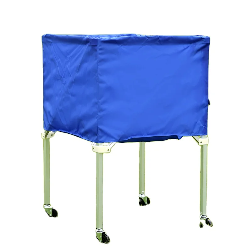 Оптовая продажа, Высококачественная портативная тележка для теннисных мячей, складная тележка для футбола, баскетбола, волейбола